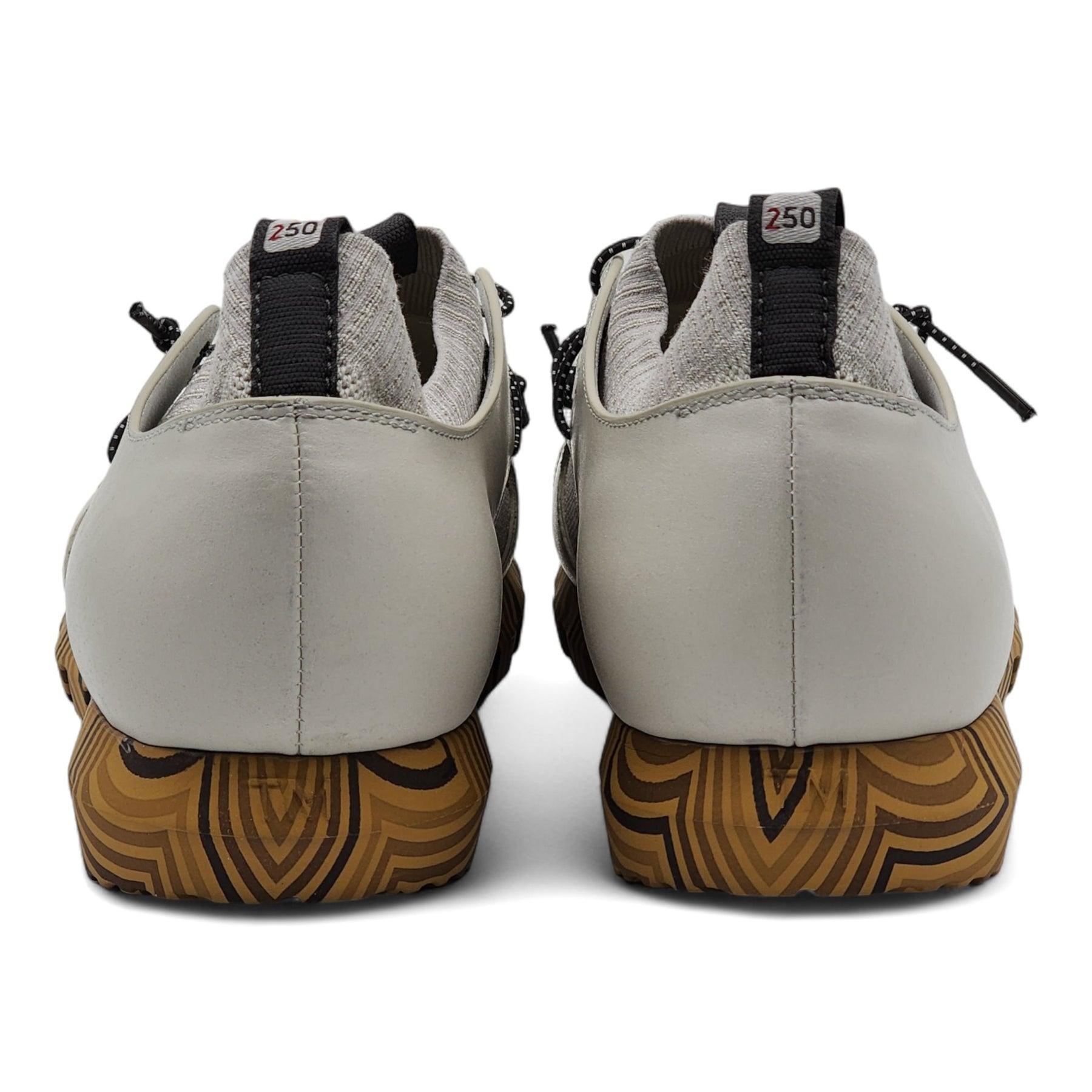 Zegna Mesh Sneakers in Gray In Excellent Condition For Sale In Los Angeles, CA