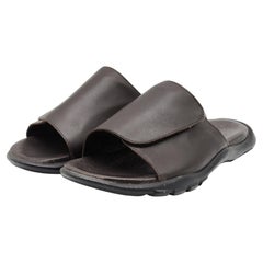 Scivoli Zegna in pelle marrone