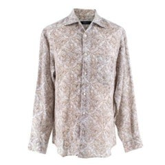 Zegna Sport Printed Linen Shirt