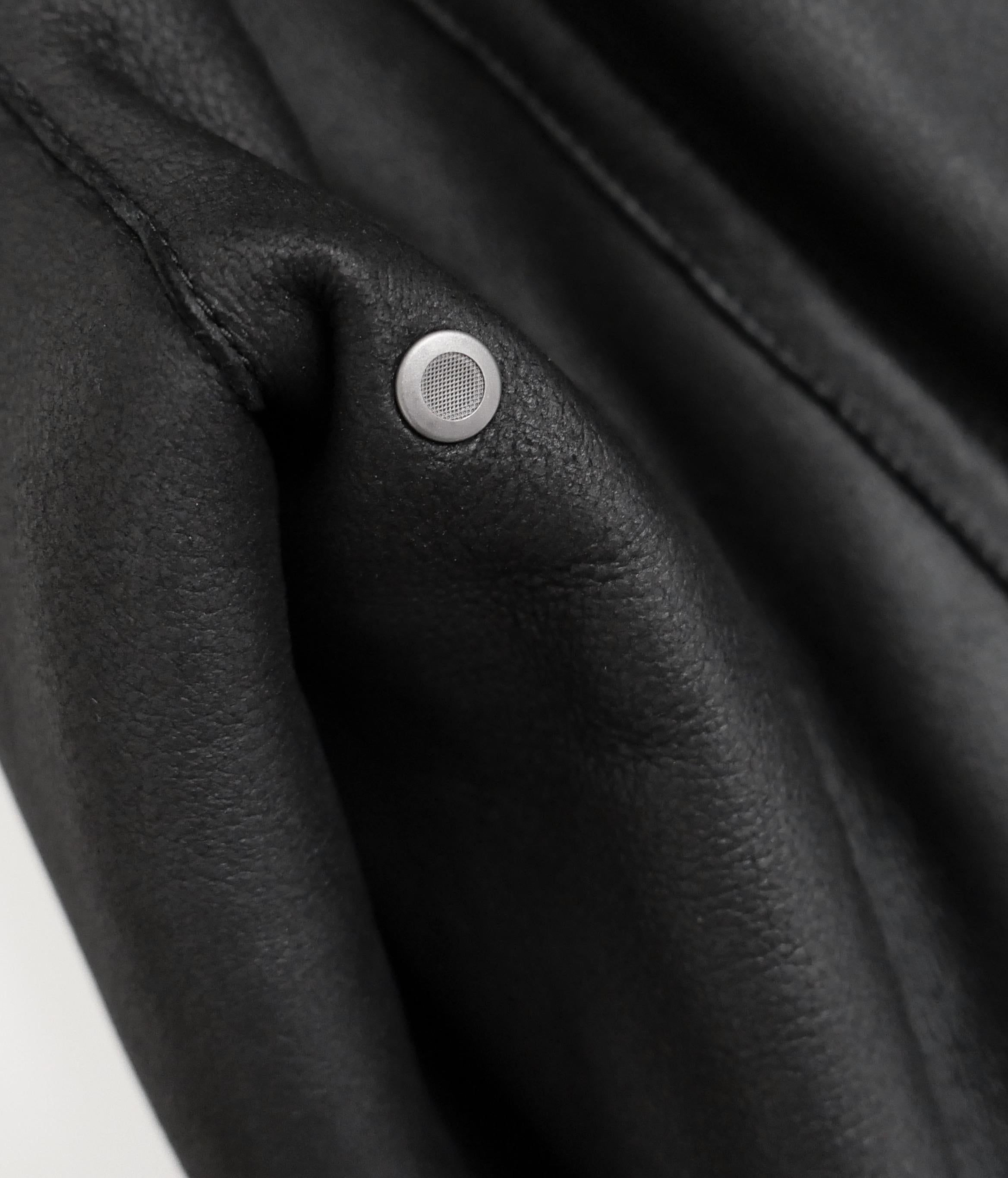 Zegna Sport Shearling Lined Lamb Leather Short Coat Jacket For Sale 1
