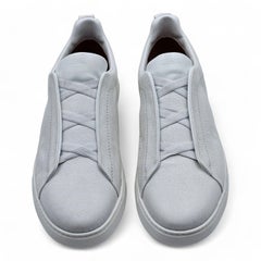 Sneakers Zegna Triple Stitch by Stitch in pelle in Whiting