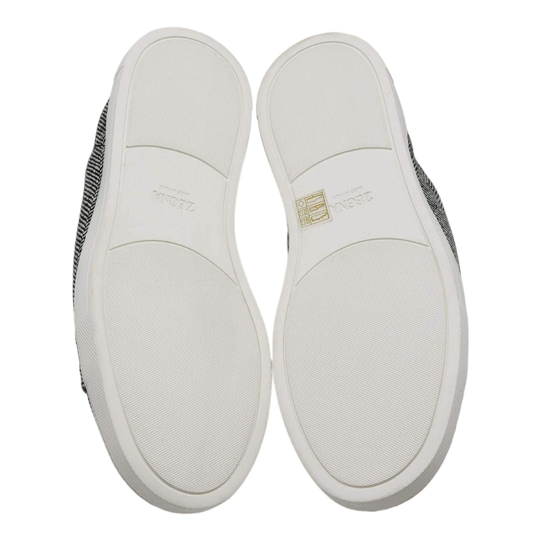 Men's Zegna #UseTheExisting Triple Stitch Wool Sneakers in Gray