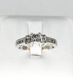 ZEI Antique 1.50 Carat Diamond Engagement Ring Platinum 900