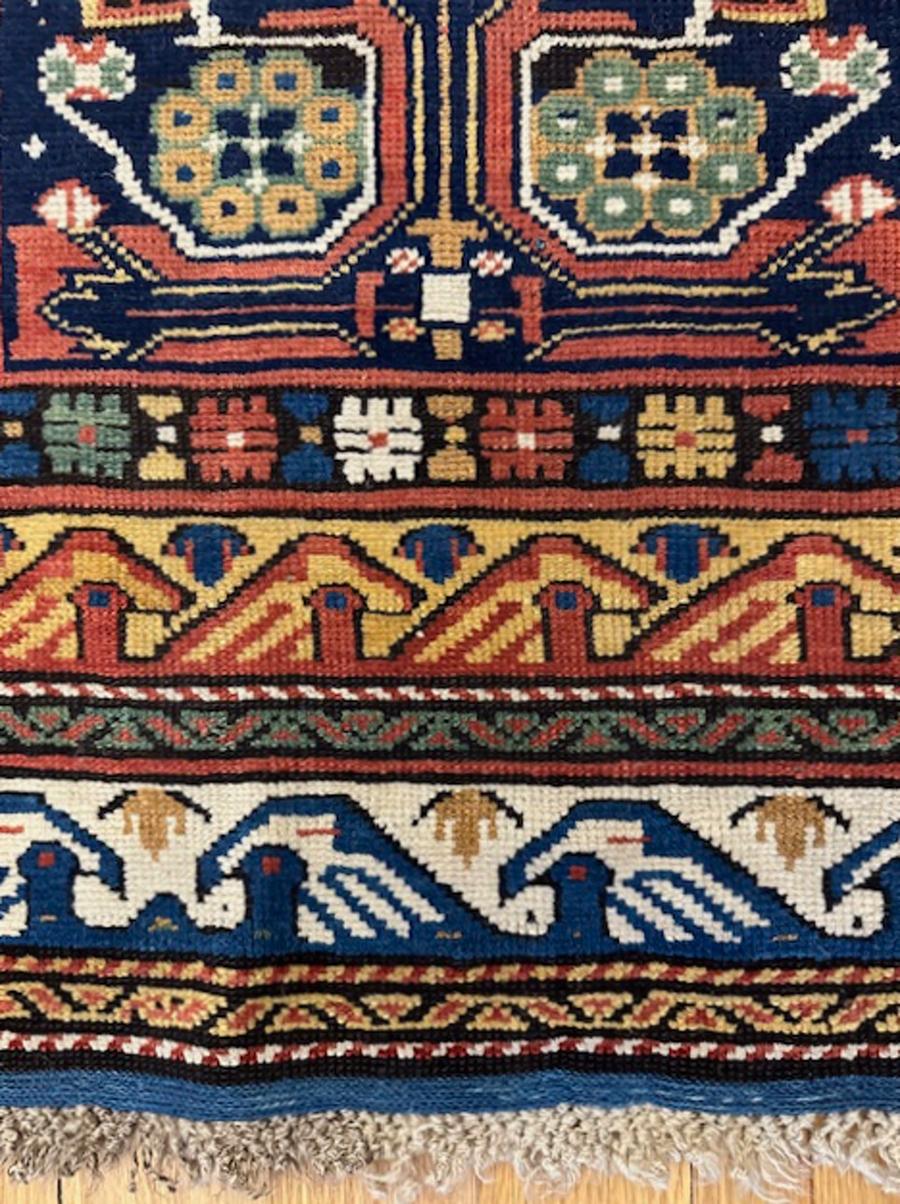 Zeikhour runner from Kuba district,eastern Caucasus,west coast of the Caspian Sea

Age: circa 1880

Dimensions: 11′.4