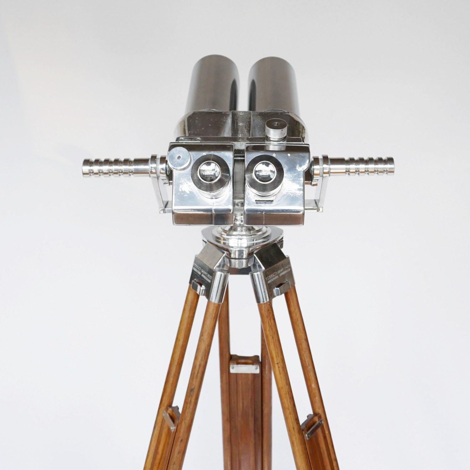 nautical binoculars on tripod