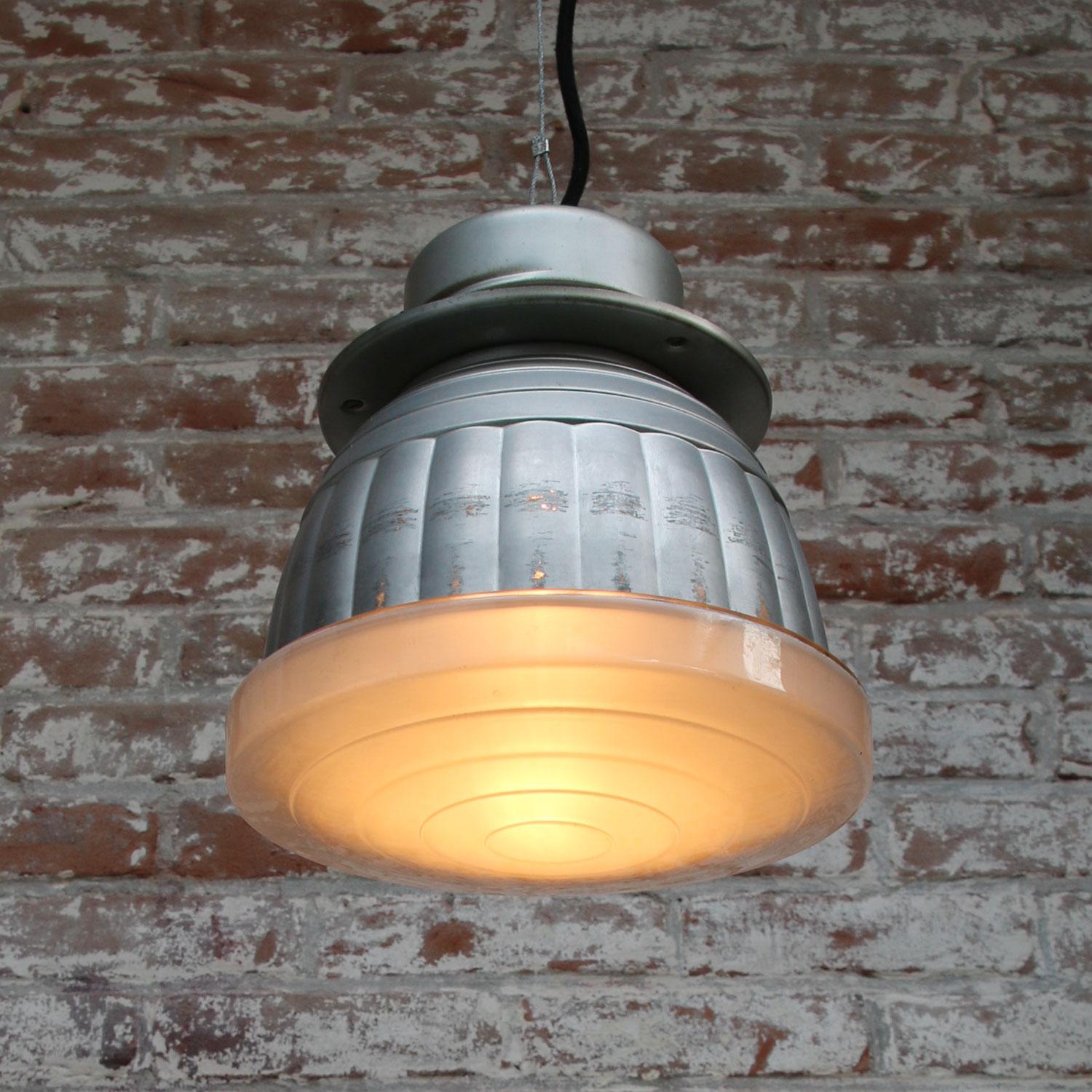 20th Century Zeiss Ikon Mercury Glass Pendant Lights by Adolf Meyer For Sale