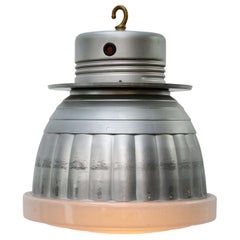 Zeiss Ikon Mercury Glass Vintage Industrial Hanging Light Pendant