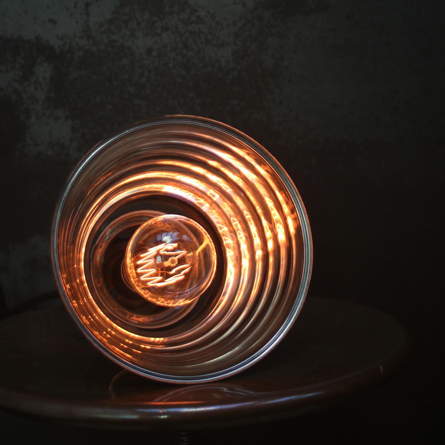 German Zeiss Ikon Mercury Mirror Glass Sconces Wall Lights For Sale