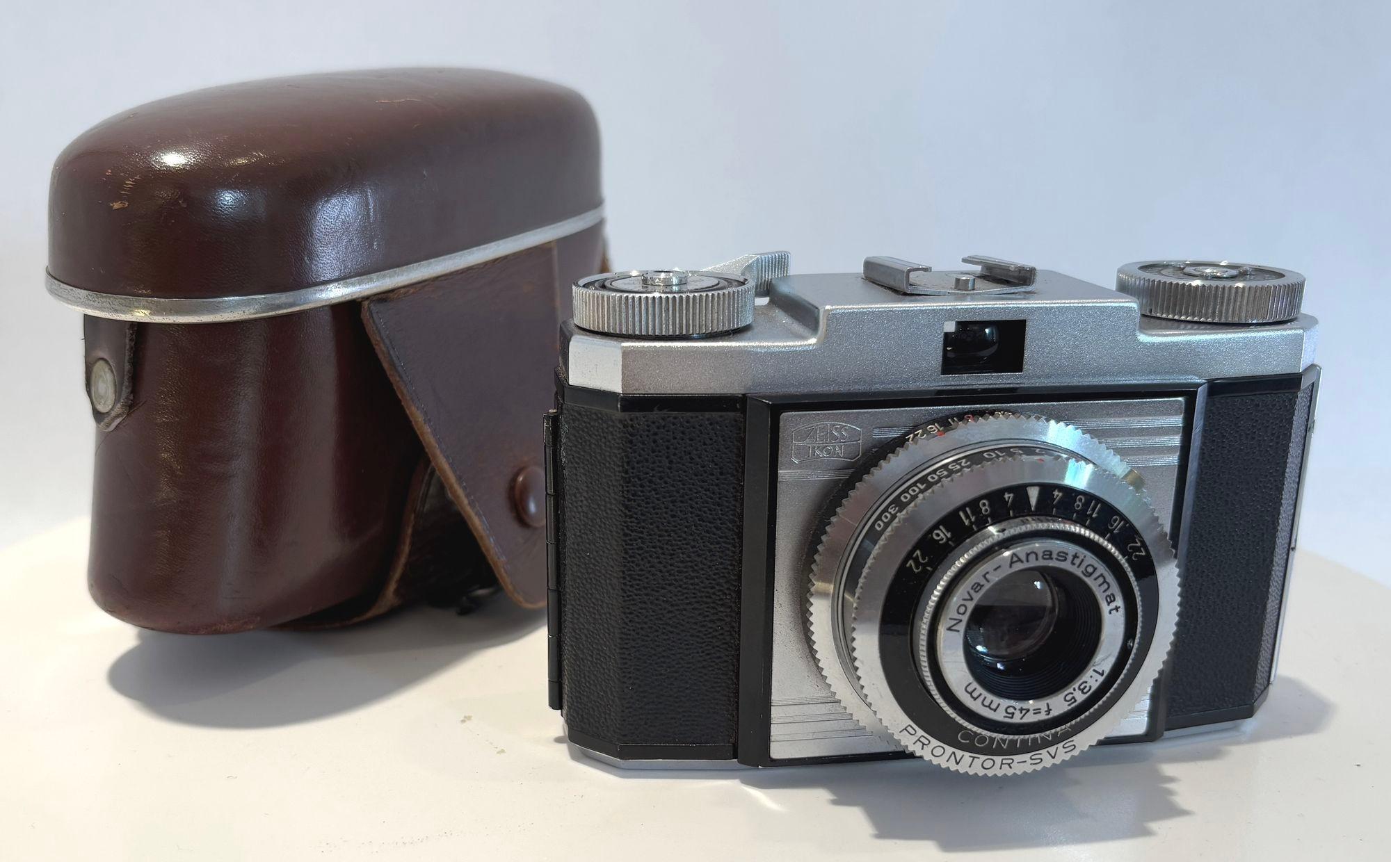 ZEISS Ikon Novar-Anastigmat 45mm F3,5 Filmkamera 1950er Jahre im Angebot 3