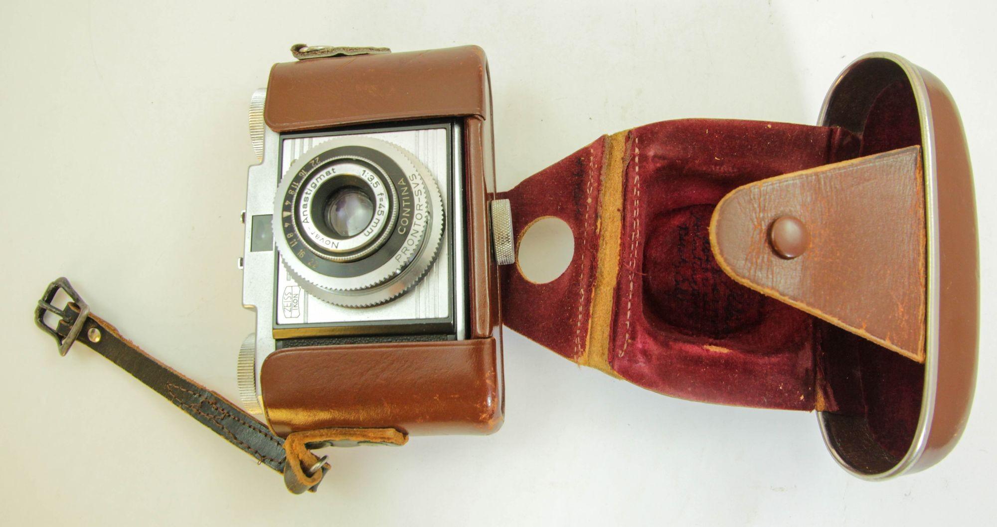ZEISS Ikon Novar-Anastigmat 45mm F3,5 Filmkamera 1950er Jahre im Angebot 4