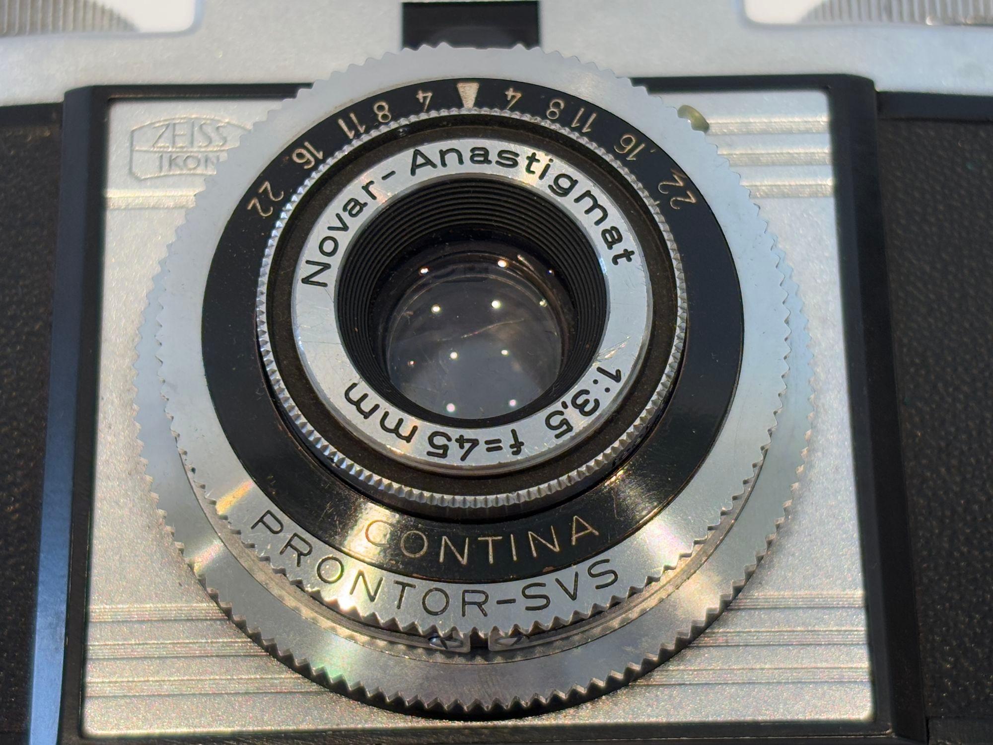 ZEISS Ikon Novar-Anastigmat 45mm F3,5 Filmkamera 1950er Jahre im Angebot 8