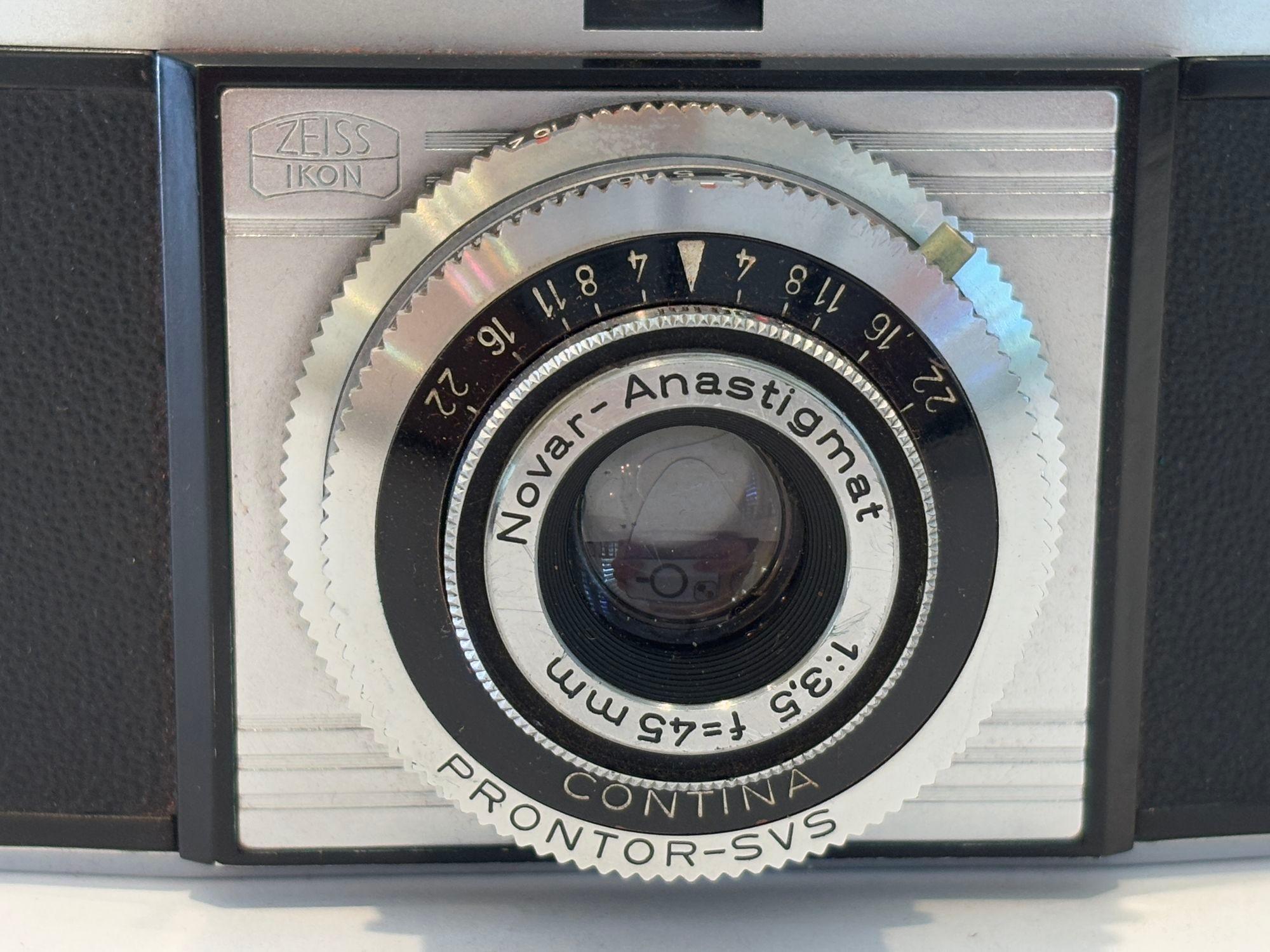 ZEISS Ikon Novar-Anastigmat 45mm F3,5 Filmkamera 1950er Jahre im Angebot 9