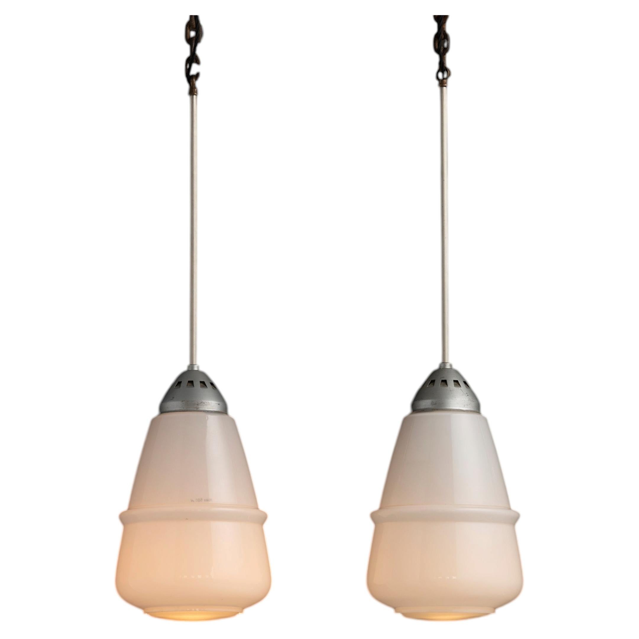 Zeiss Industrial Pendants, Germany 1930