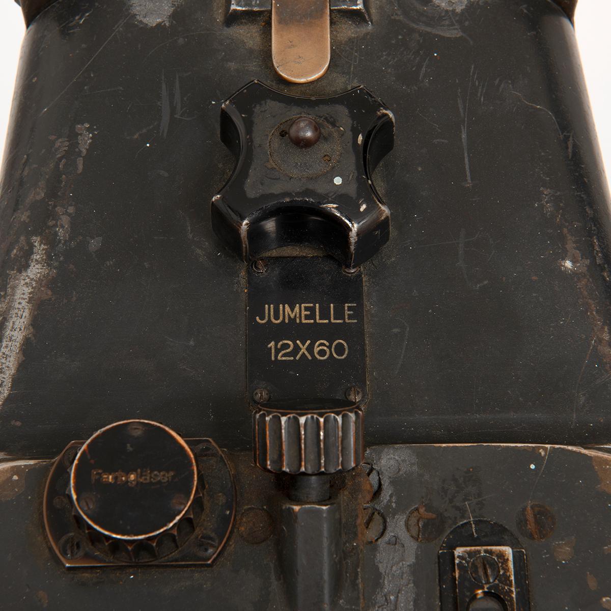 Zeiss Jumelles World War 2 Deutsch Anti Aircraft Fernglas.  Hervorragende Provenienz. 3