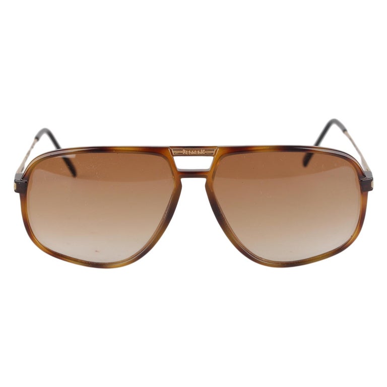 Zeiss Vintage Aviator Silver Sunglasses 5893 4000 62mm New Old Stock