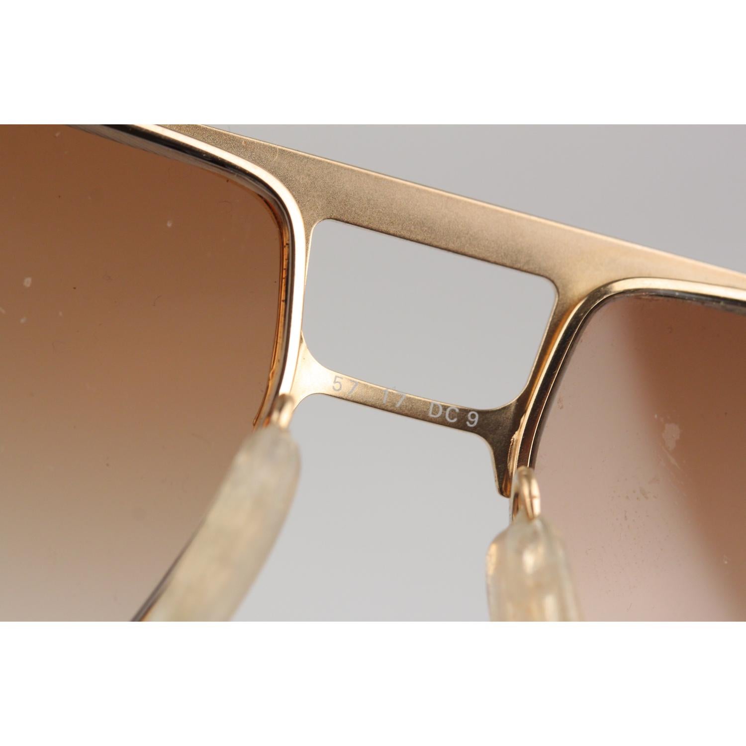 Women's or Men's Zeiss Vintage Carat Titanium Gold Mens Sunglasses 5959 New Old Stock