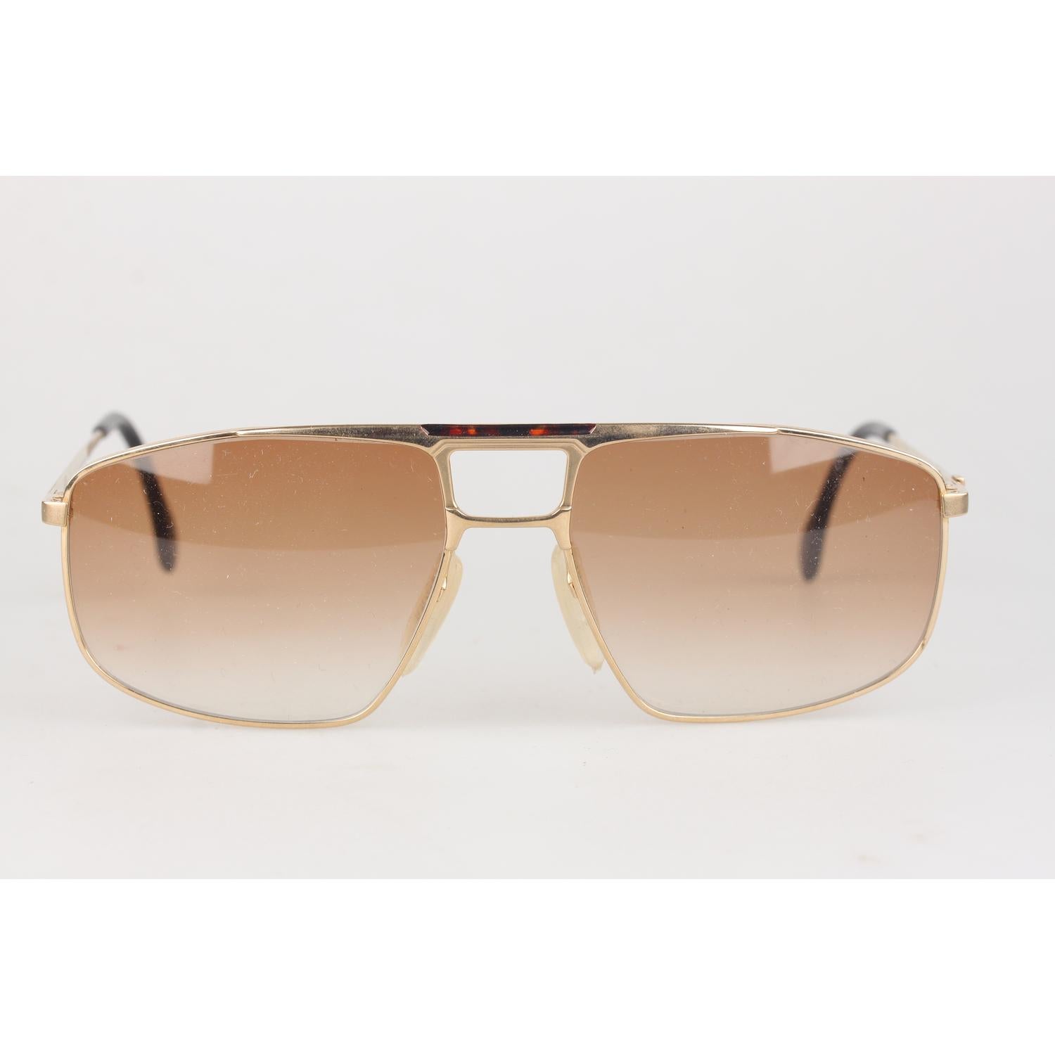 Zeiss Vintage Carat Titanium Gold Mens Sunglasses 5959 New Old Stock 3