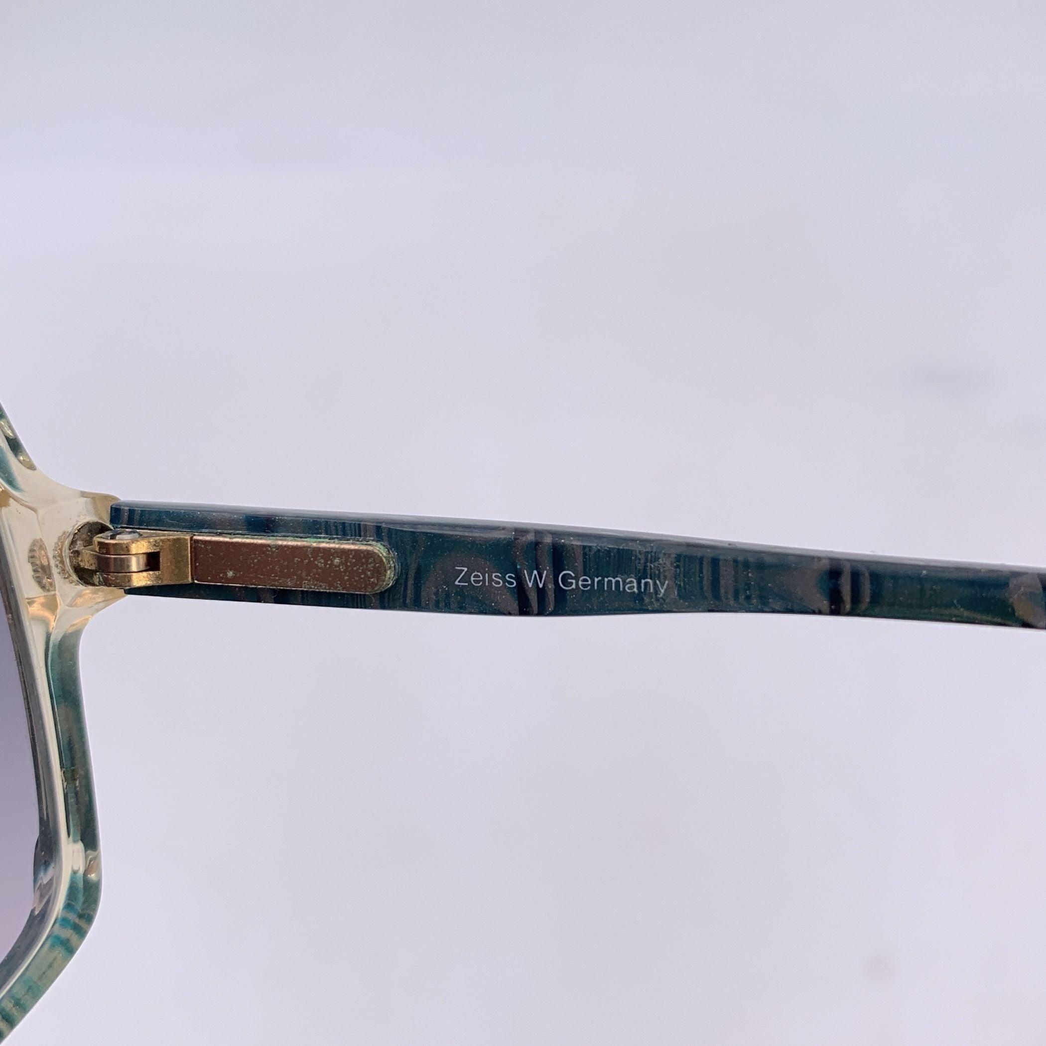 Lunettes de soleil papillon Zeiss Vintage pour femme 4705 8200 55/15 135 mm Excellent état - En vente à Rome, Rome
