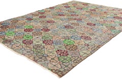 Tapis turc Sivas vintage Zeki Muren vieilli