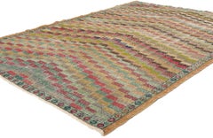 Alfombra Sivas turca vintage envejecida Zeki Muren