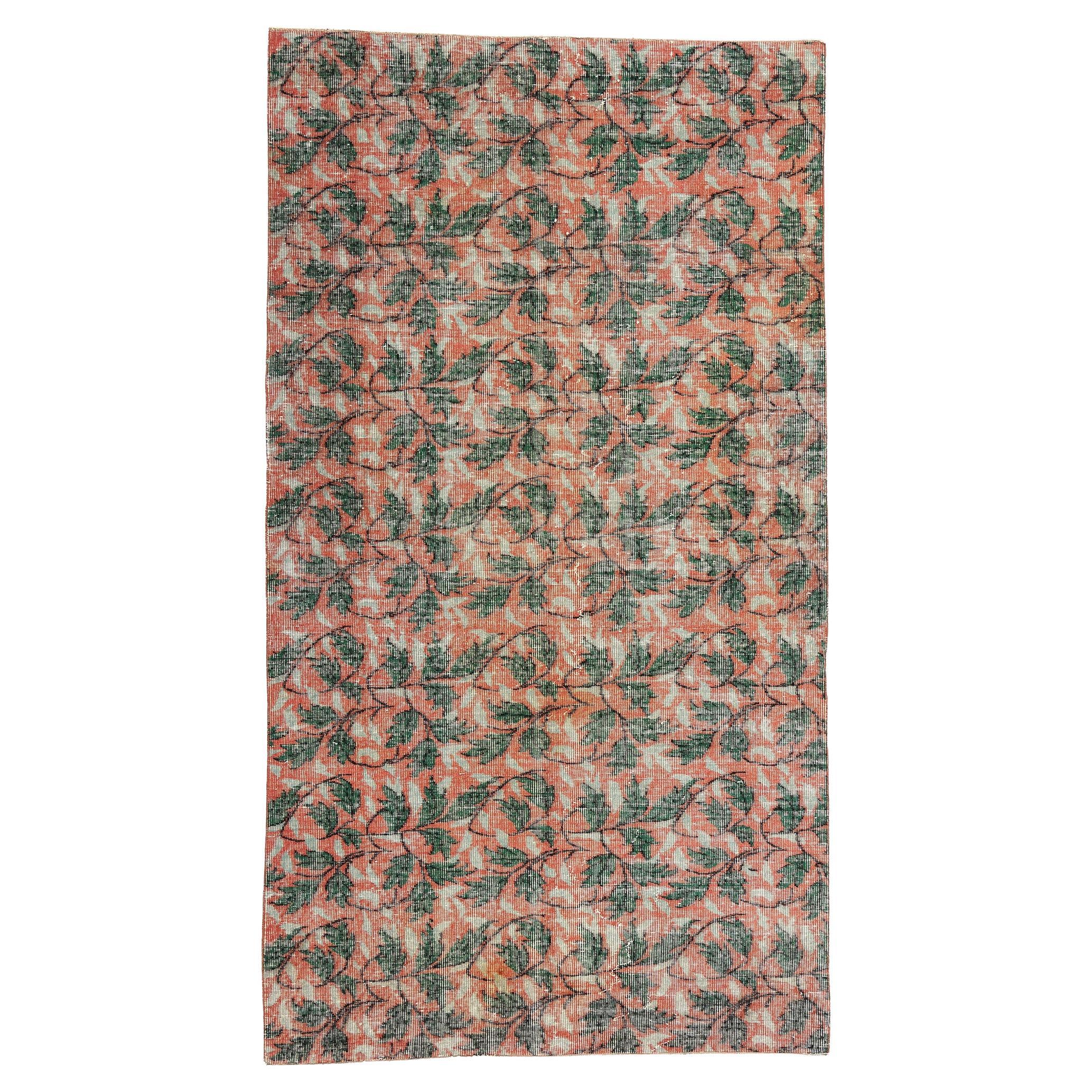 Türkischer Sivas-Teppich im Vintage-Stil von Zeki Muren im Used-Look im Angebot