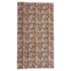 Türkischer Sivas-Teppich im Vintage-Stil von Zeki Muren im Used-Look