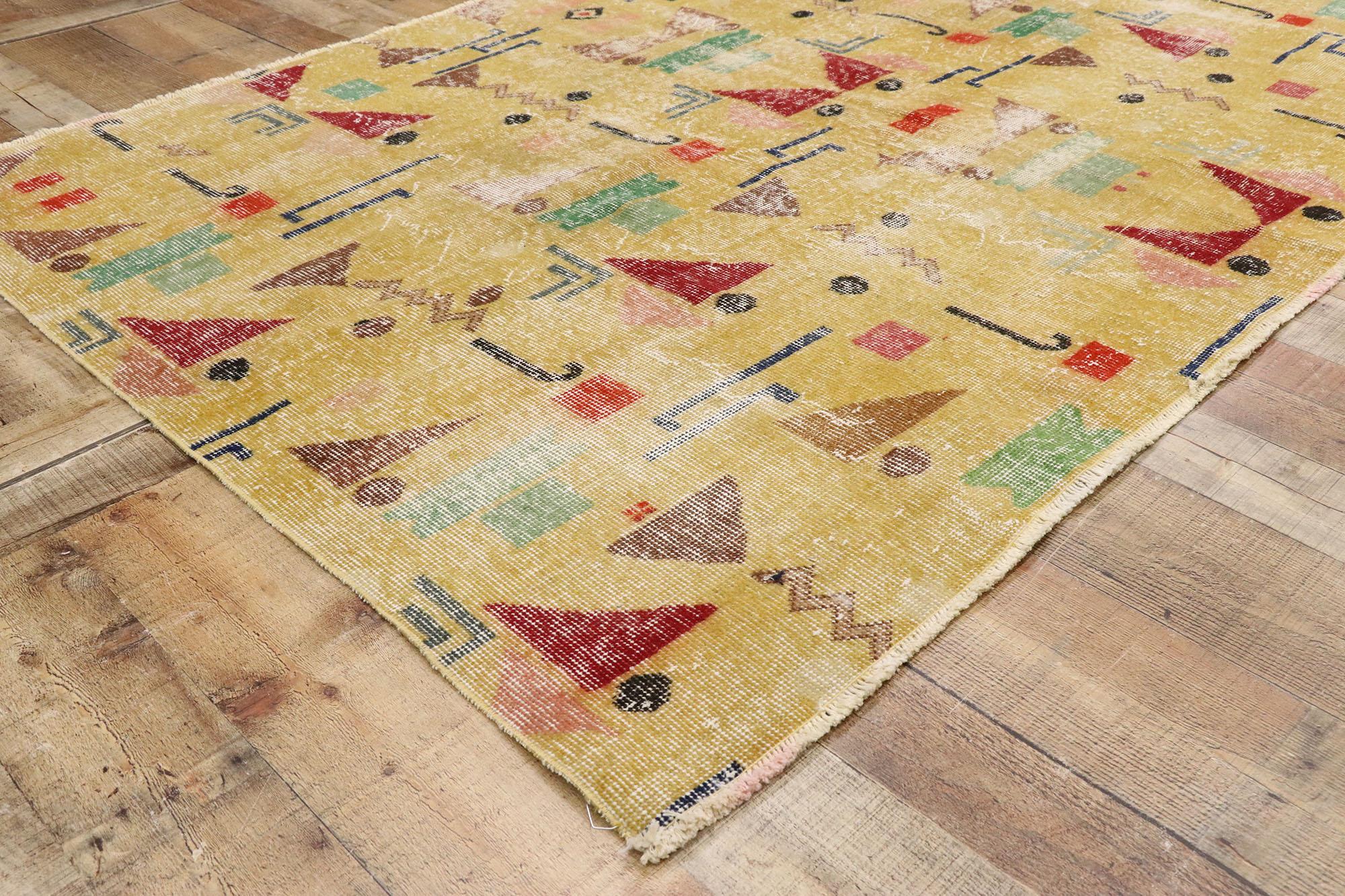 Laine Tapis turc Sivas vintage Zeki Muren en vente