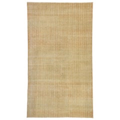 Zeki Muren Distressed Vintage Turkish Sivas Rug with Modern Rustic Style