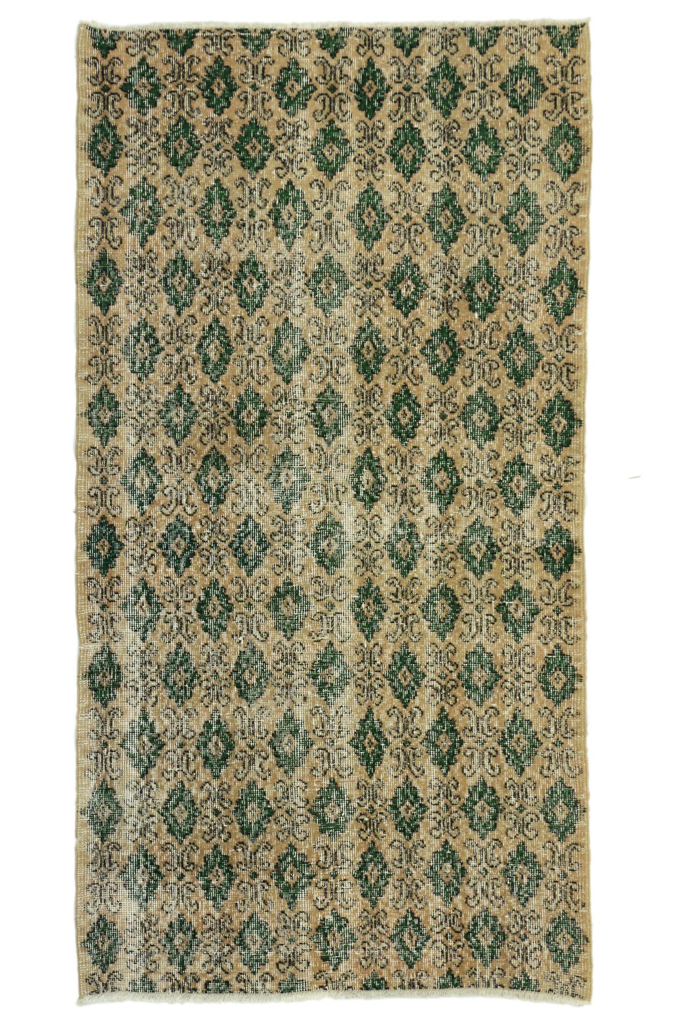 20th Century 1960's Zeki Muren Turkish Sivas Carpet with Modern Style For Sale