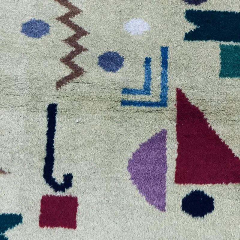 Zeki Muren Mid Century Modern Teppich (Türkisch) im Angebot