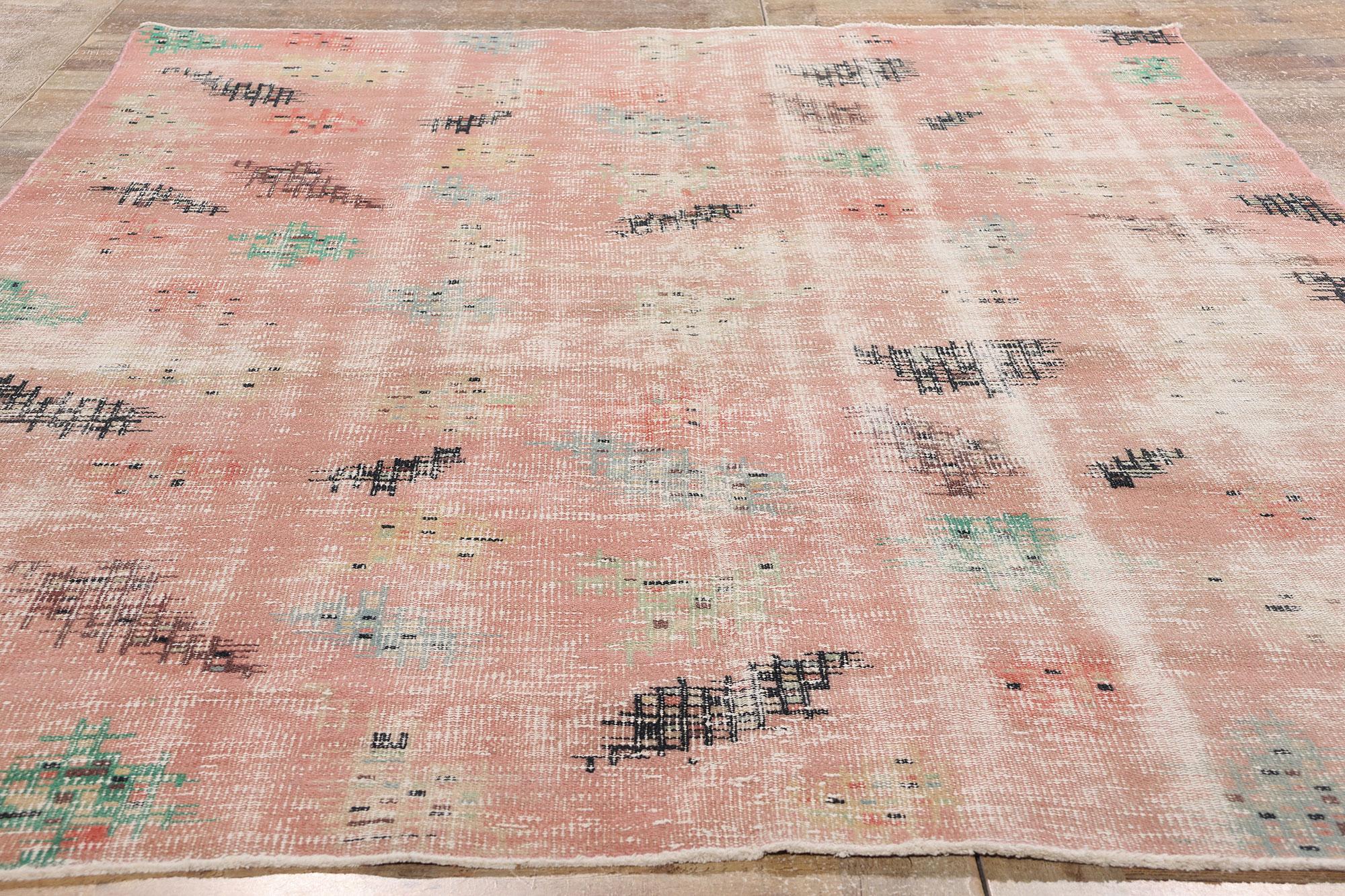 1970's Zeki Muren Turkish Sivas Carpet with Modern Style For Sale 1