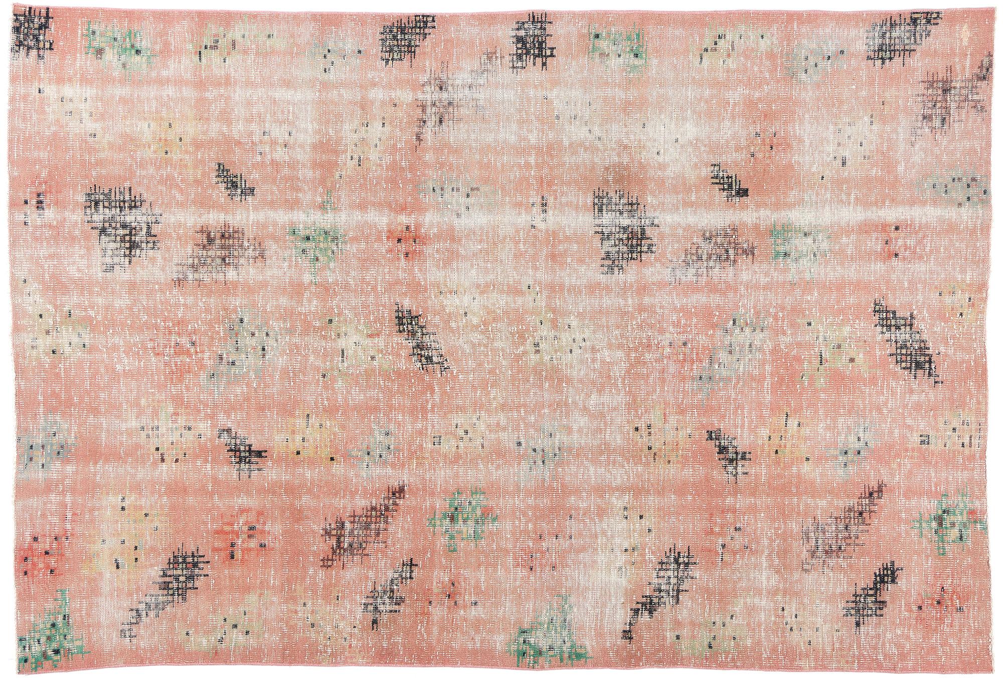 1970's Zeki Muren Turkish Sivas Carpet with Modern Style For Sale 3