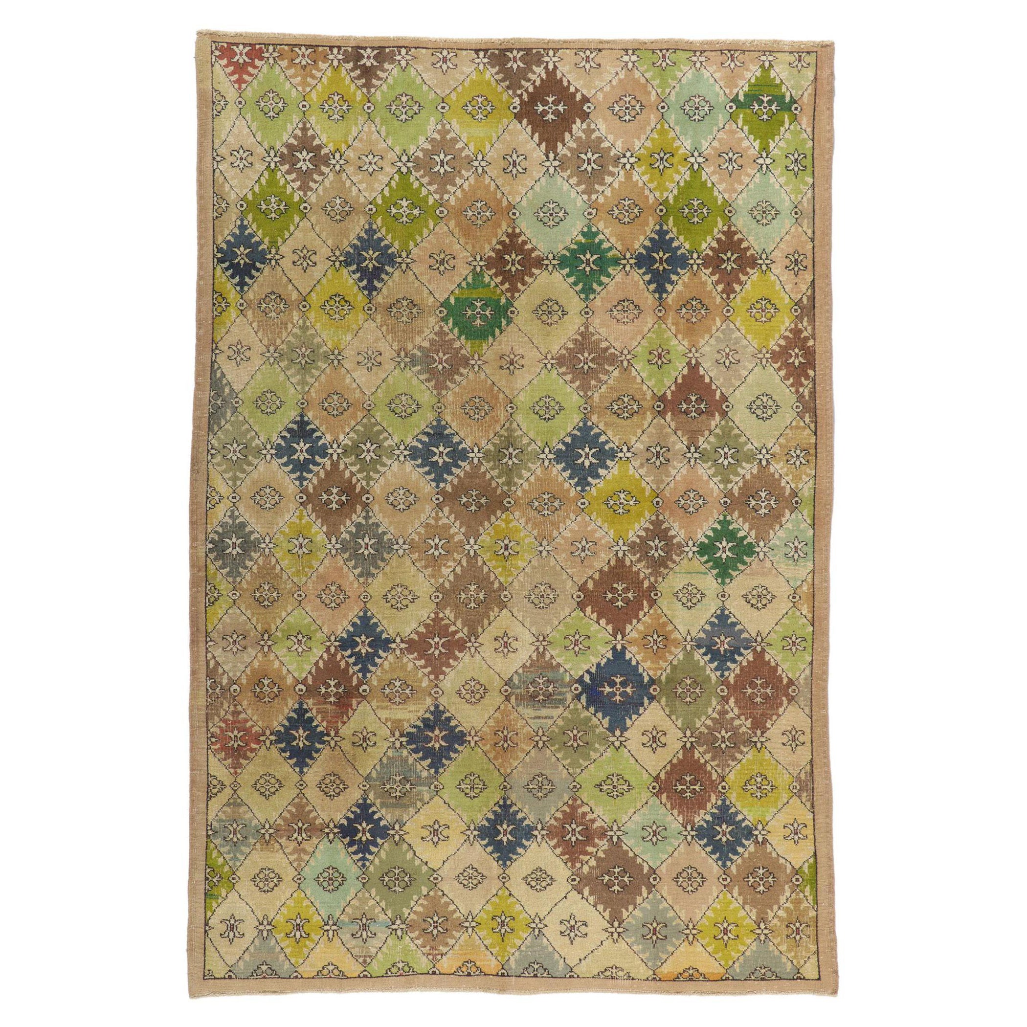 Türkischer Sivas-Teppich von Zeki Muren im Vintage-Stil, 06'09 x 10'00