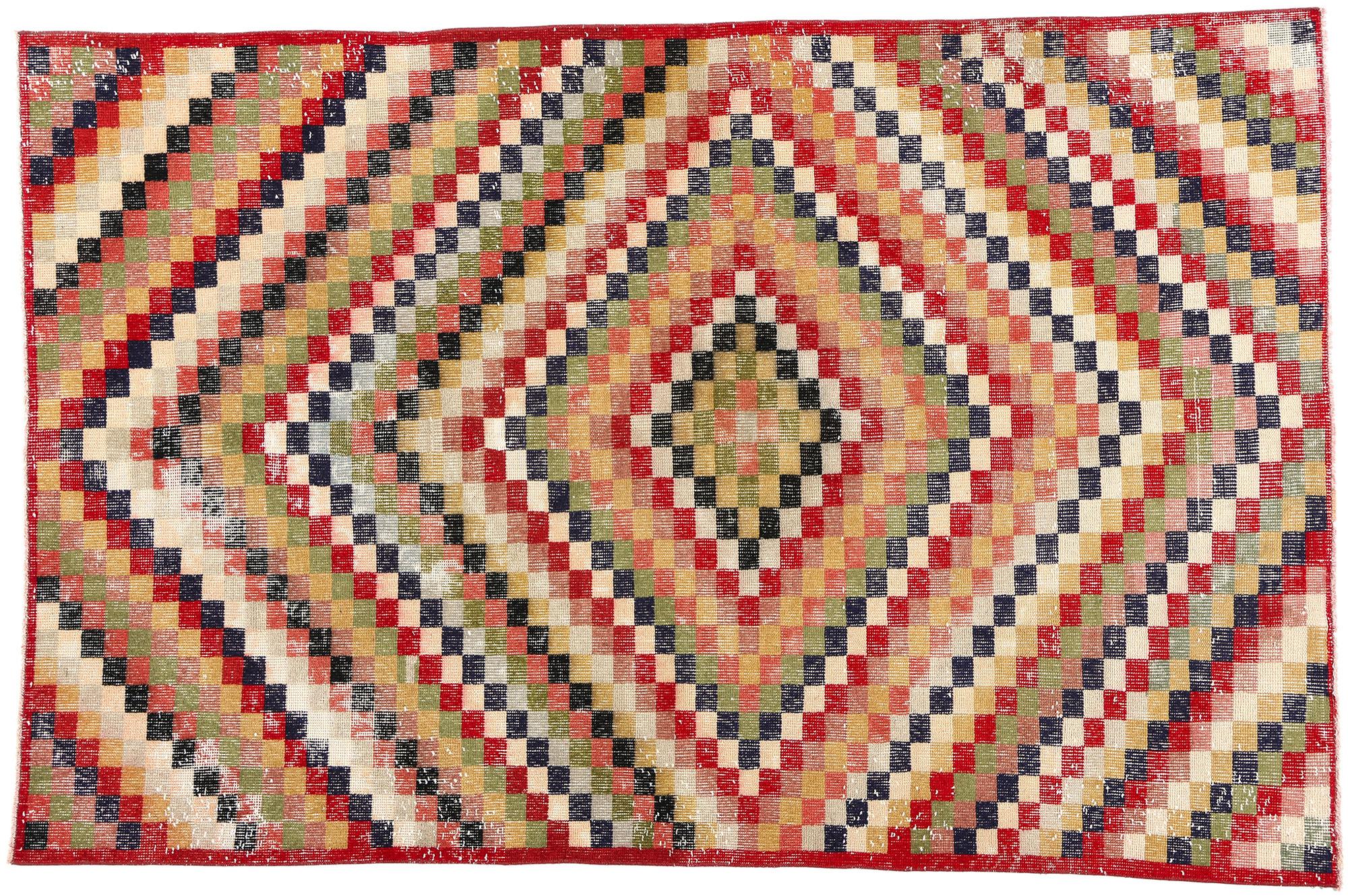 Zeki Muren Vintage Turkish Sivas Rug For Sale 3