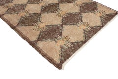 1960's Zeki Muren Turkish Sivas Rug with Modern Style