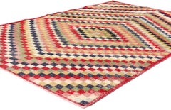 Zeki Muren Vintage Turkish Sivas Rug