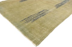 1950's Zeki Muren Turkish Sivas Carpet with Modern Style