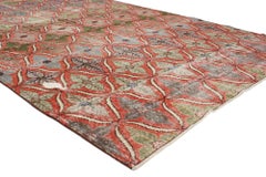 1960's Zeki Muren Turkish Sivas Carpet with Modern Style