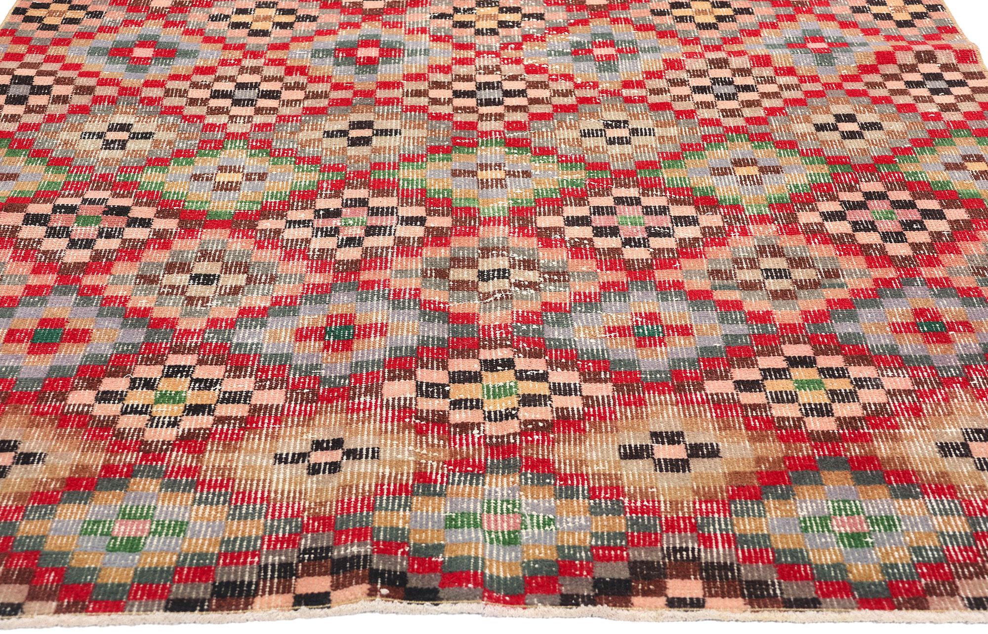 Turc Tapis turc Sivas vintage Zeki Muren en vente