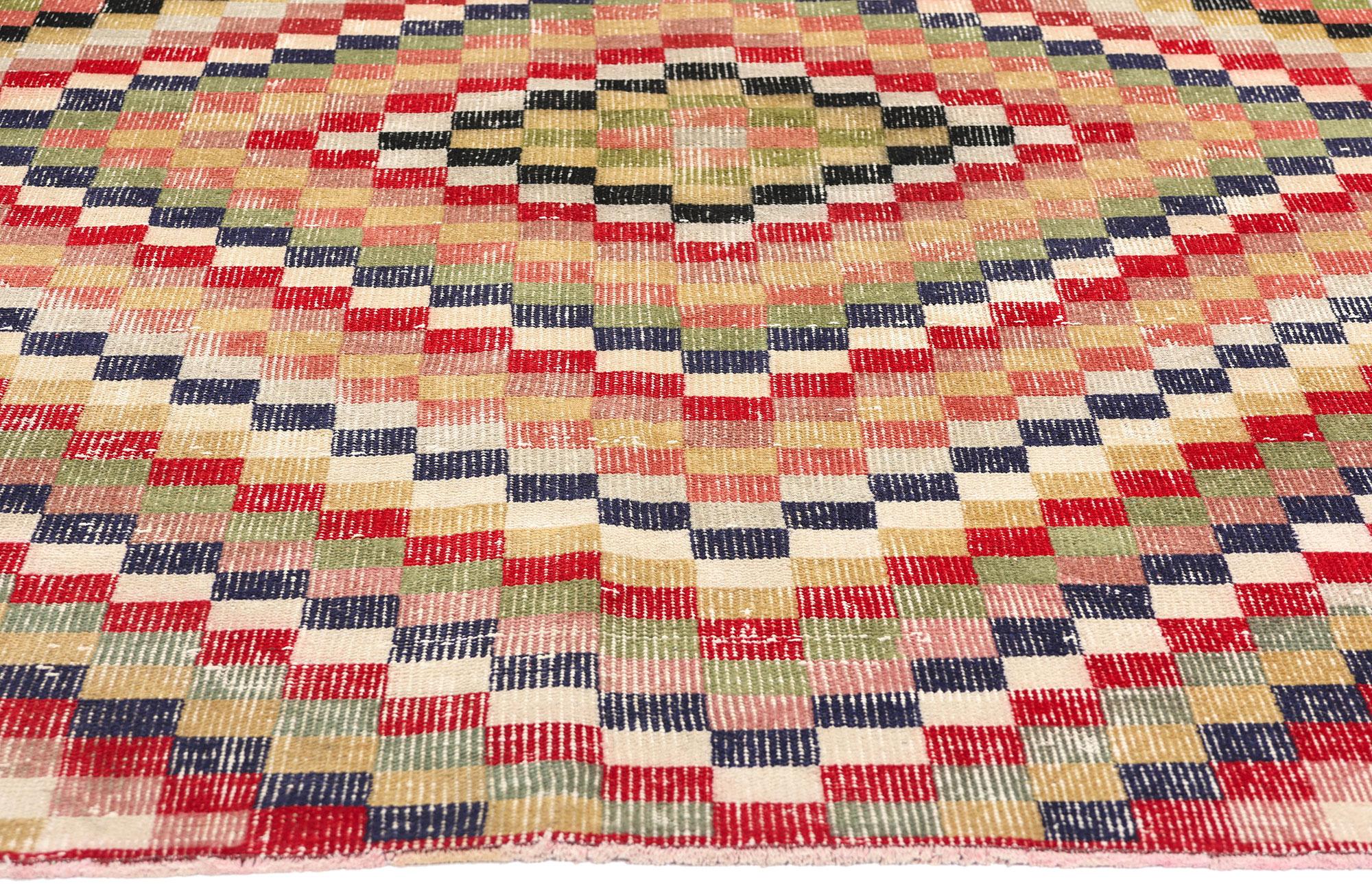 Hand-Knotted Zeki Muren Vintage Turkish Sivas Rug For Sale