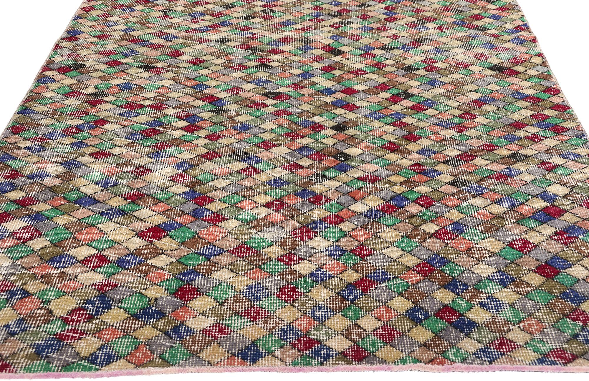 Alfombra Sivas Turca Vintage Zeki Muren Turco en venta