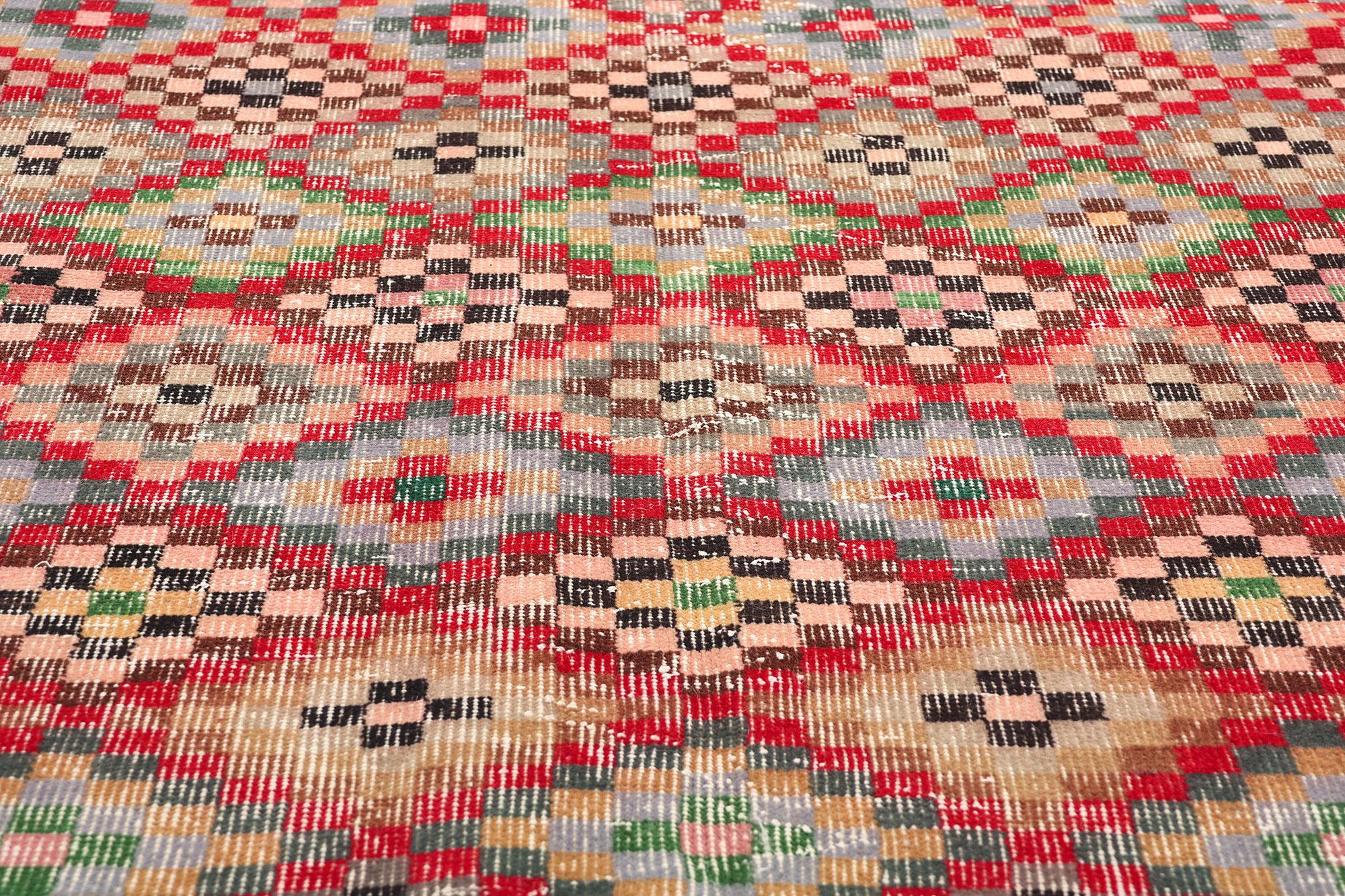 Noué à la main Tapis turc Sivas vintage Zeki Muren en vente