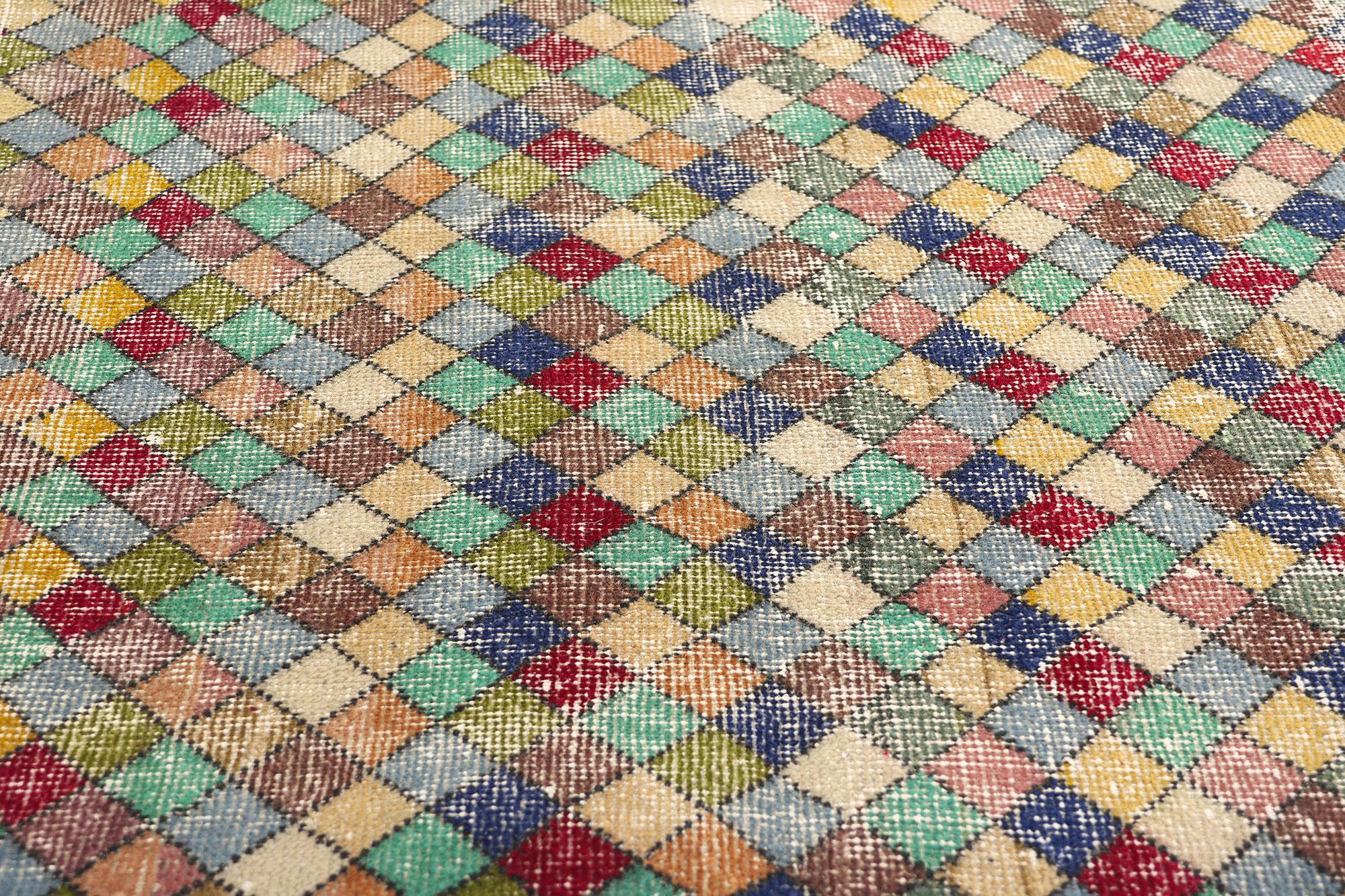 Noué à la main Tapis turc Sivas vintage Zeki Muren en vente