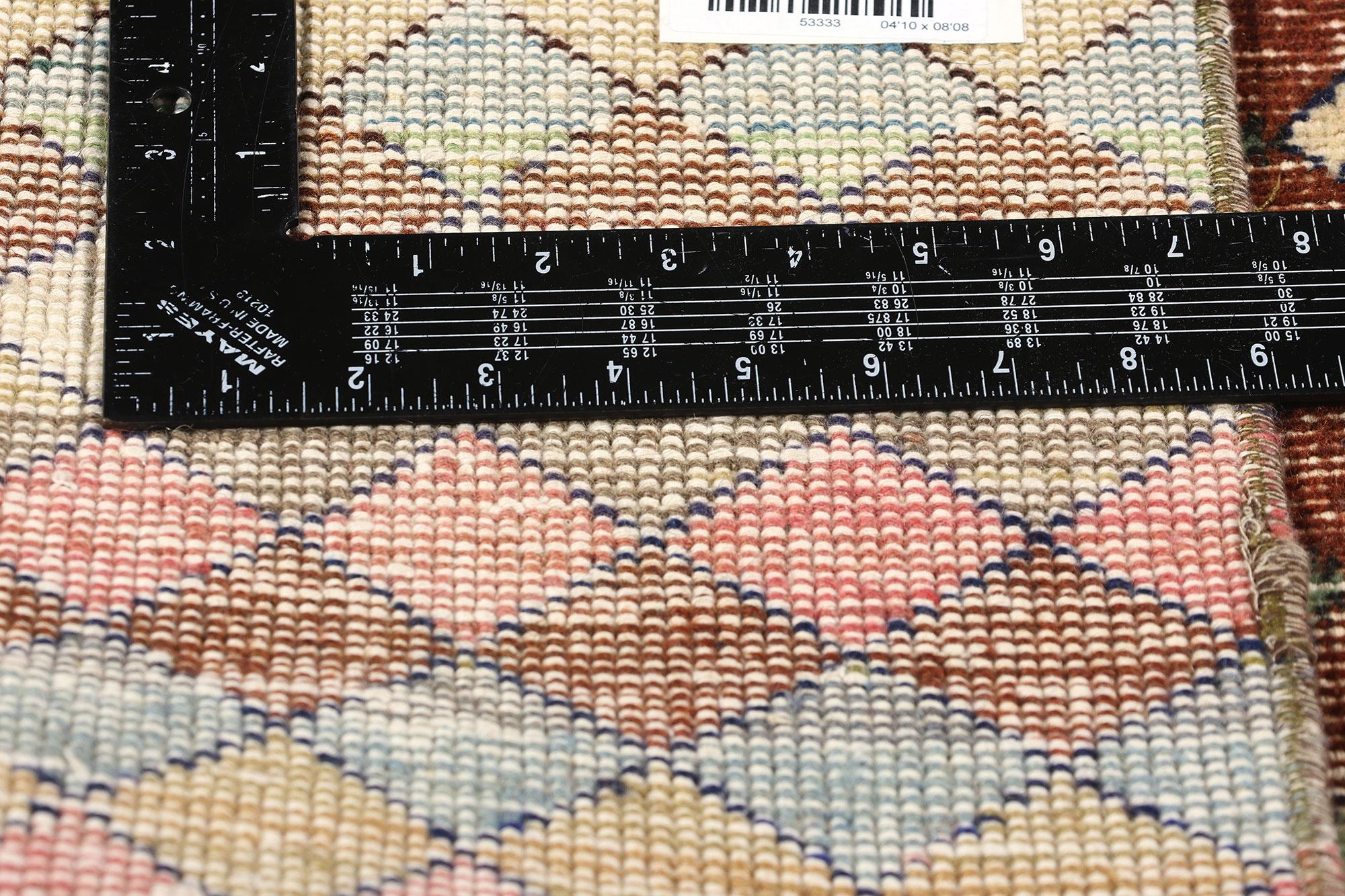 Alfombra Sivas Turca Vintage Zeki Muren en Desgastado estado para la venta en Dallas, TX