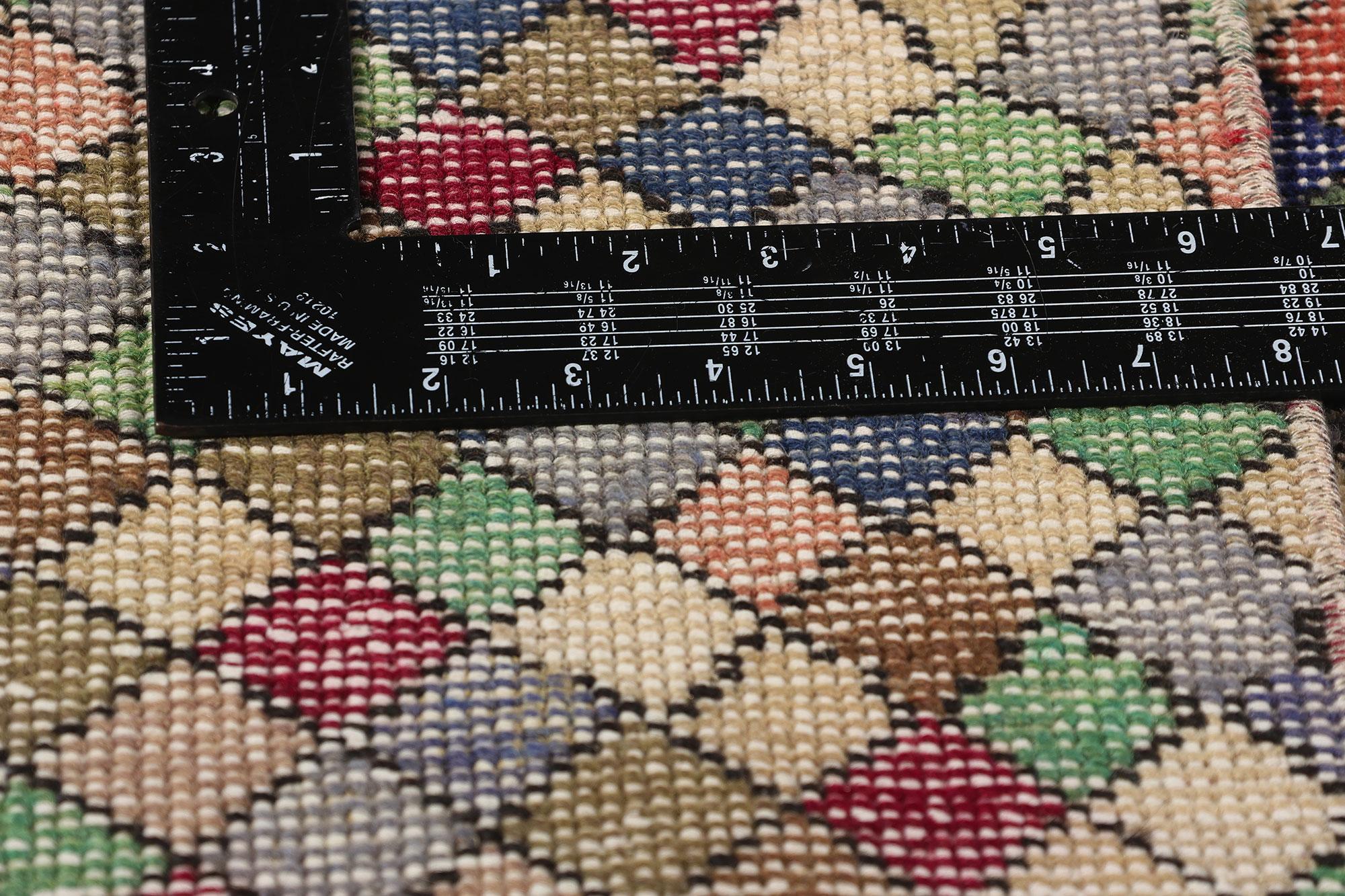 Alfombra Sivas Turca Vintage Zeki Muren en Desgastado estado para la venta en Dallas, TX