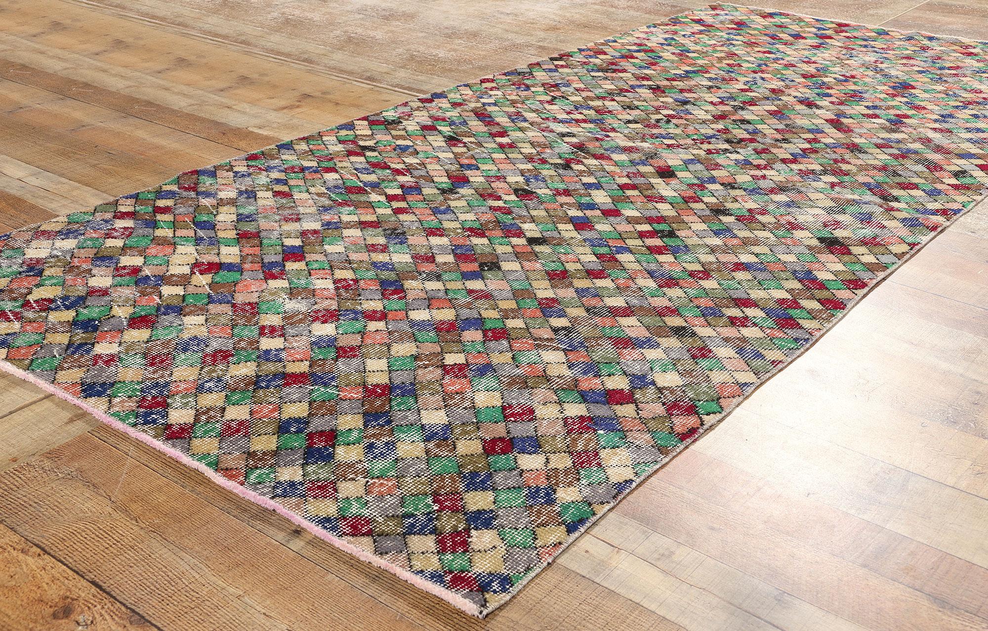 Alfombra Sivas Turca Vintage Zeki Muren siglo XX en venta