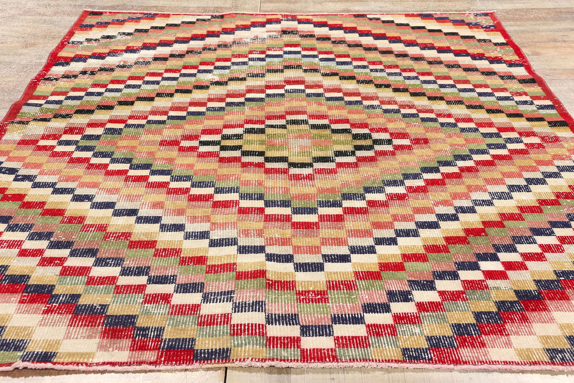 Zeki Muren Vintage Turkish Sivas Rug For Sale 1