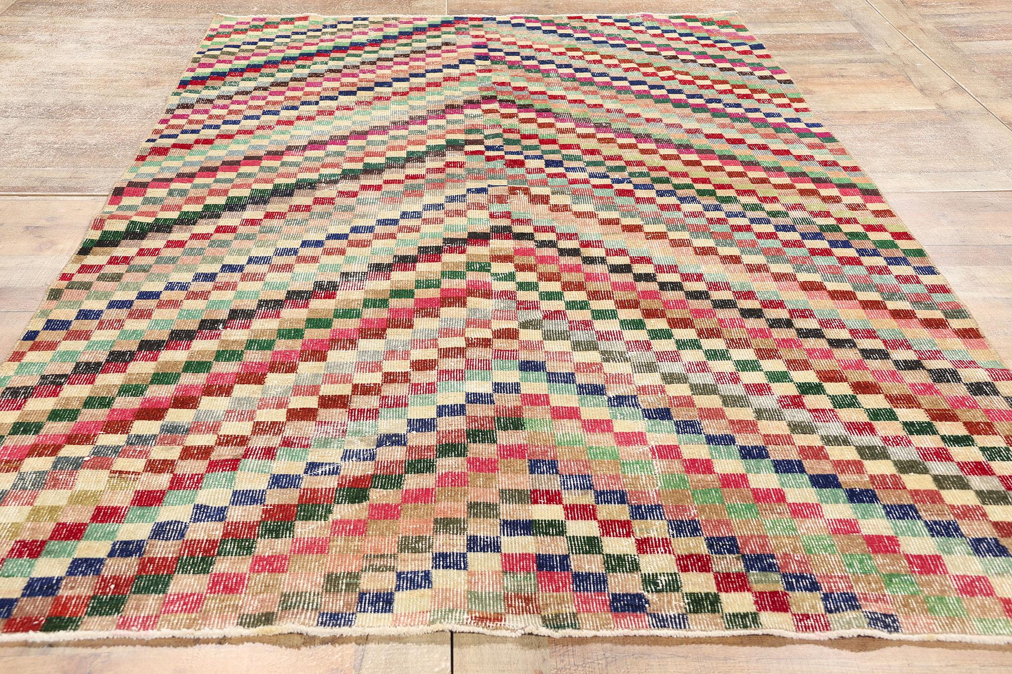 Zeki Muren Vintage Türkisch Sivas Teppich im Angebot 1