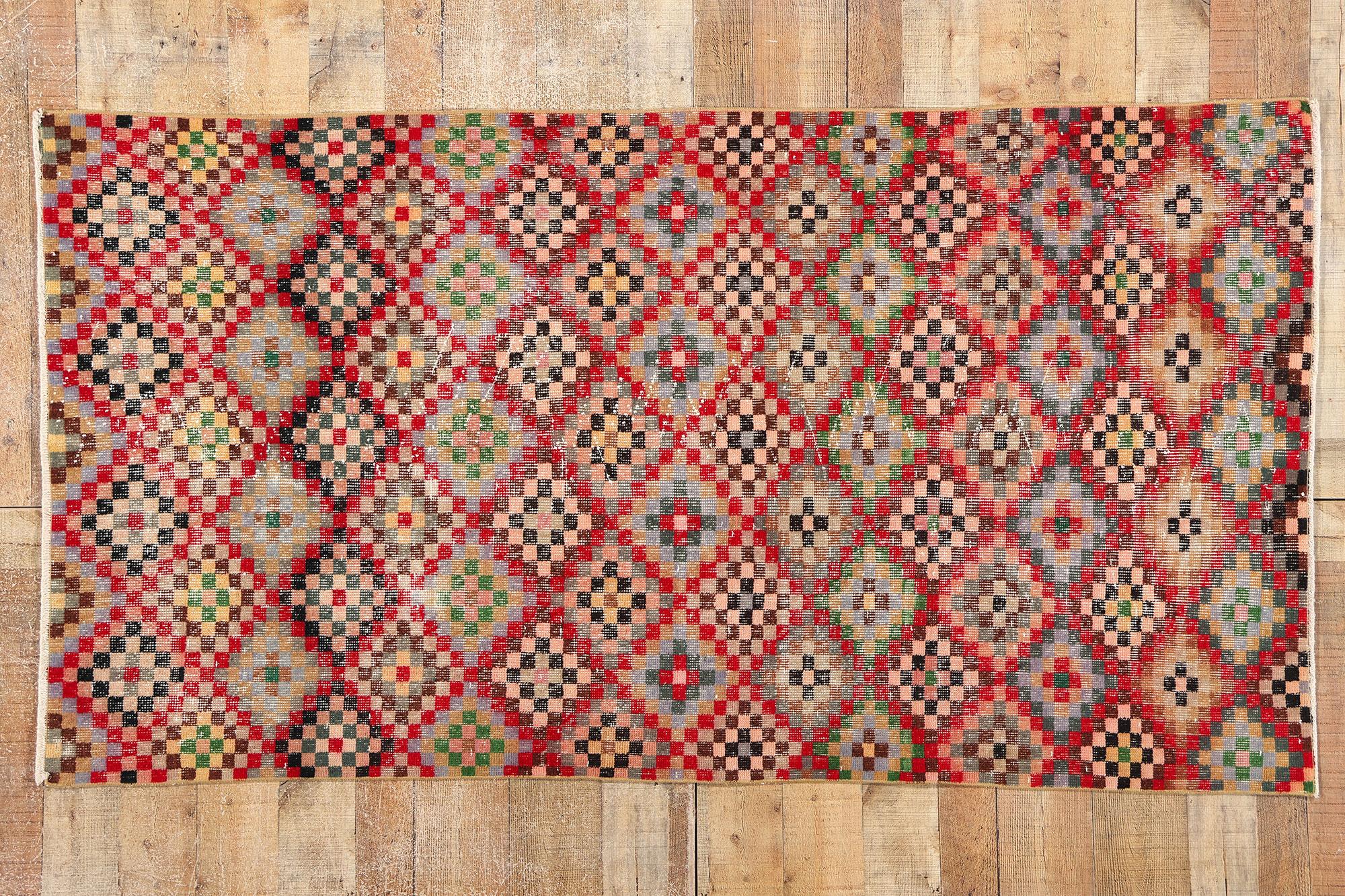 Tapis turc Sivas vintage Zeki Muren en vente 1