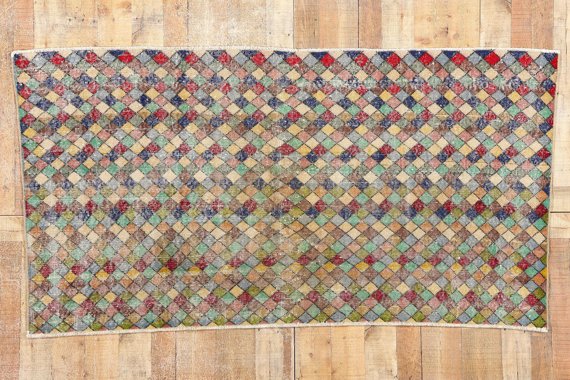 Tapis turc Sivas vintage Zeki Muren en vente 1